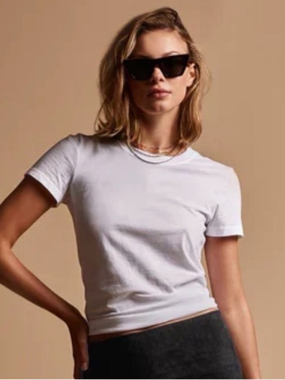 James Perse Vintage Classic White Crewneck Tee